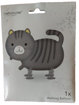 Folienballon / Walking Balloon Airwalker Katze / Cat,  52 x 75 cm