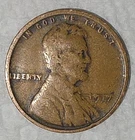 1917 P Philadelphia Mint - Lincoln Wheat Penny Cent 1C - Ungraded