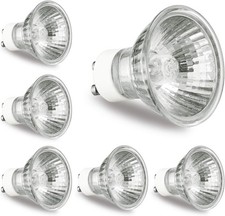 6 Pack GU10 Bulb 120V 50W Light Bulbs for Candle Warmer Lamp, GU10 C, MR16 New