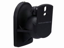 Monoprice Low Profile 7.5 lb. Capacity Speaker Wall Mount Brackets Black