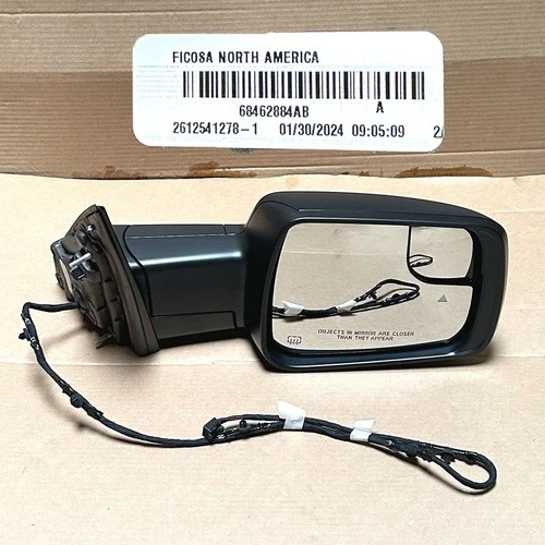 NEW OEM 2022-2024 Ram 1500 Mopar Outside Rear-View Mirror, Left - 68462884AB
