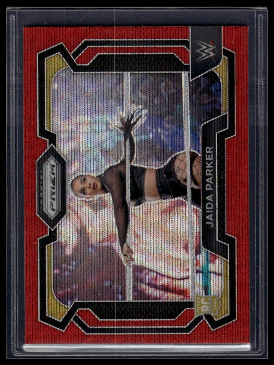 2024 Panini Prizm WWE #2 Jaida Parker Ruby Wave Prizms