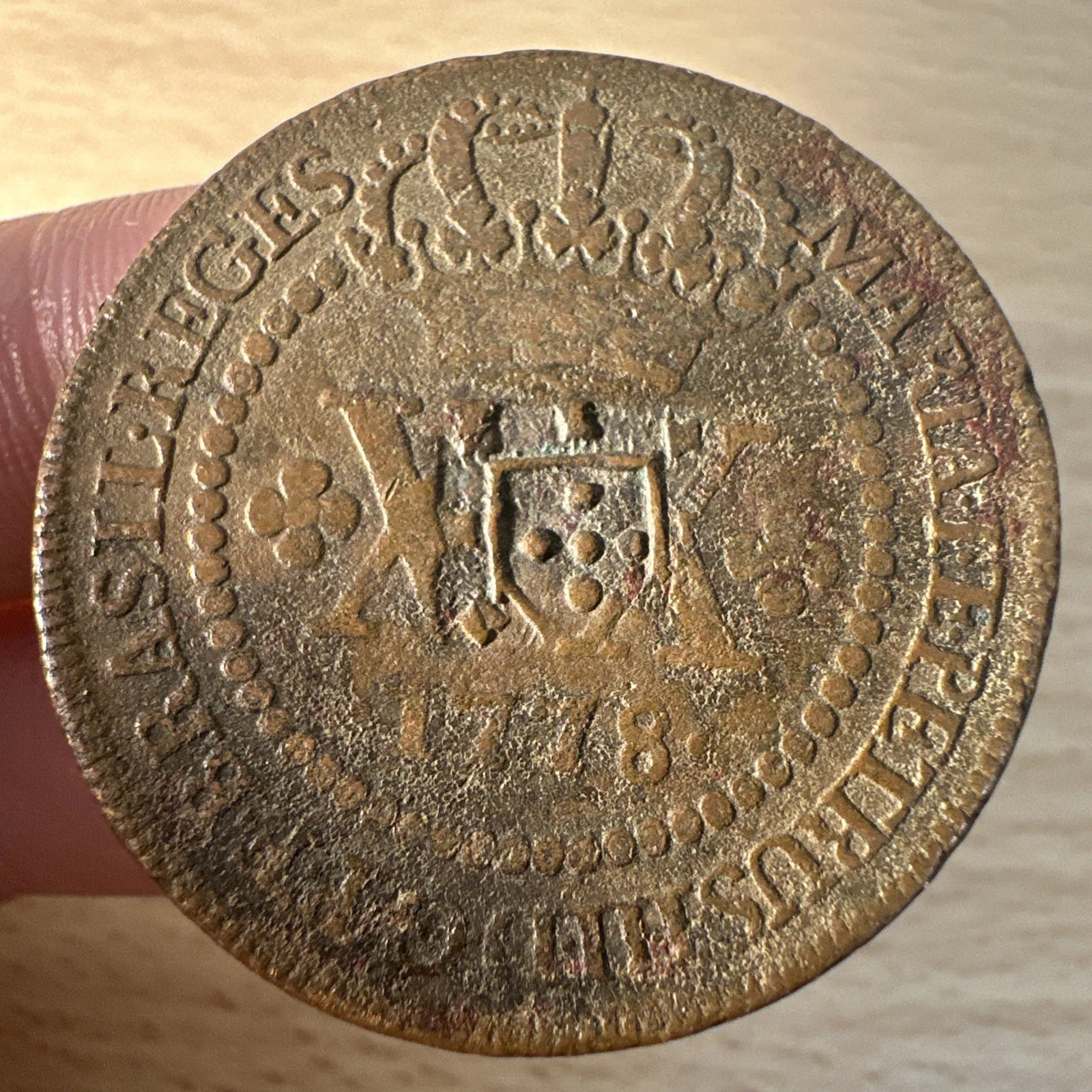 Pièce Quarante 40 Réis Brésilienne, 1778