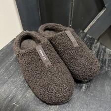 BOMBAS The Sunday Slipper In Dark Espresso Women  s Size 6 - EUC
