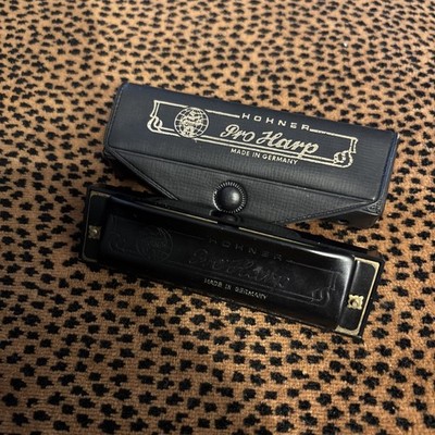 Mundharmonika Hohner Pro Harp Schwarz