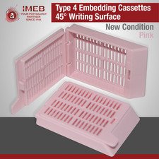 Embedding Cassettes, Type-4, PINK, 1000 Per Case Pack, TAPED & STACKED