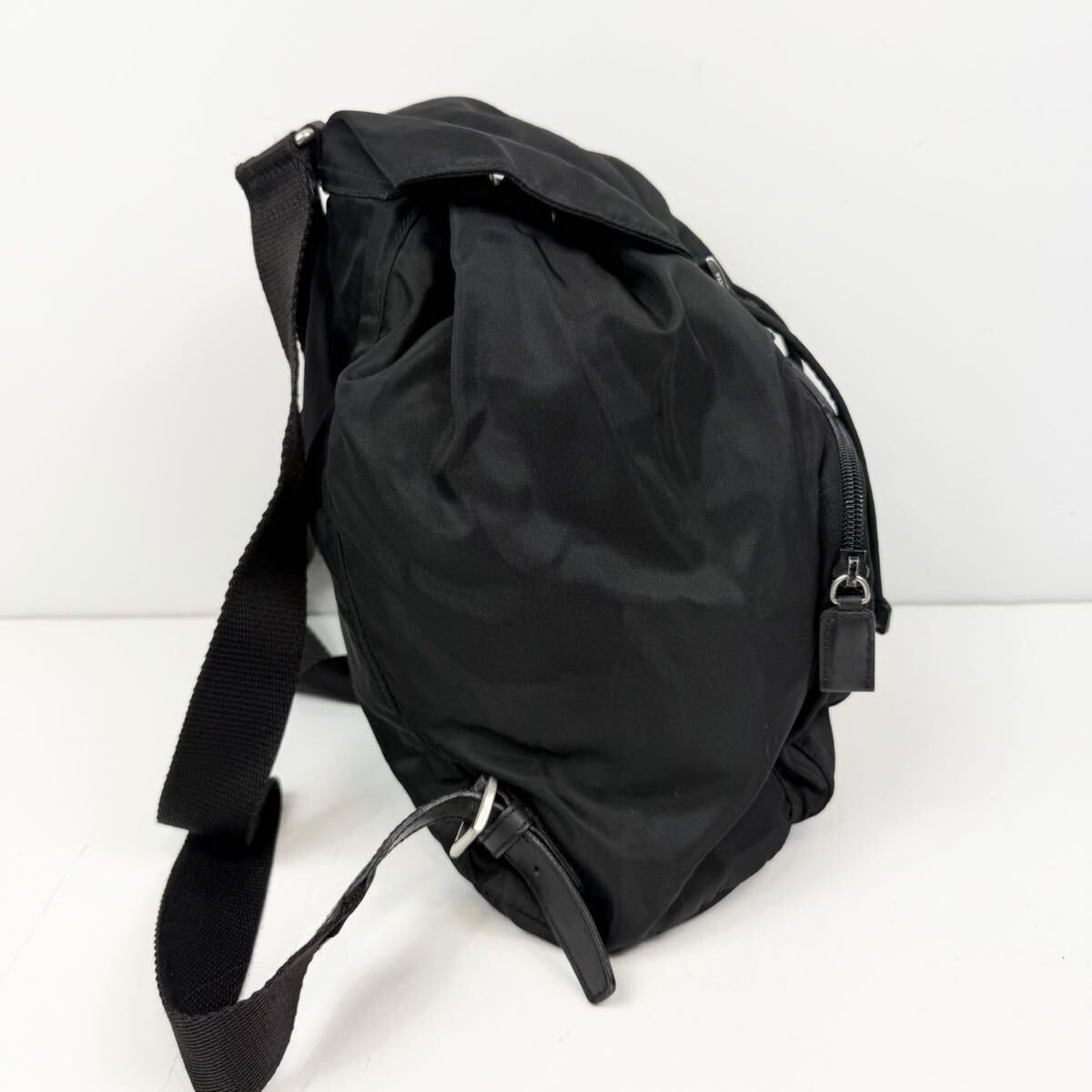 PRADA Nylon Backpack Black from japan thumbnail 4