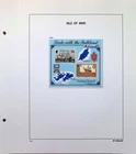 Great Britain Isle Of Man Collection On Davo Album Pages Souvenir Sheets MNH