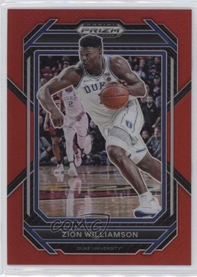 2023-24 Panini Prizm Draft Picks Red Prizm /299 Zion Williamson #73 0v2h