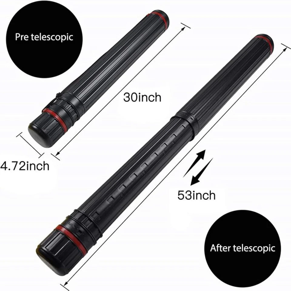Expandable Black Art Tube - Waterproof XL Size - Image 4 of 4
