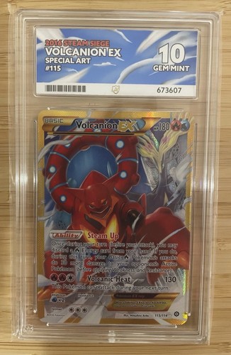 Volcanion-EX graded ACE 10 for sale on eBay