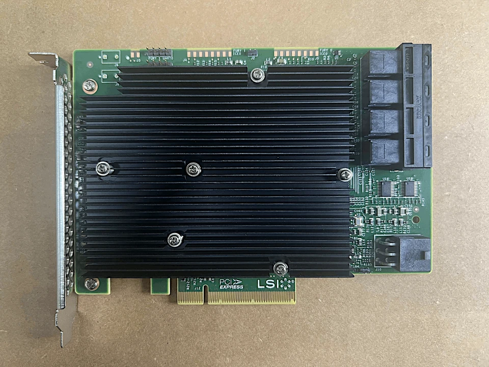 LSI 9300-16i 16-Port 12Gb/s SAS3 PCI-e 3.0 x8 HBA - IT Mode - ZFS Unraid FreeNAS - Image 2 of 4