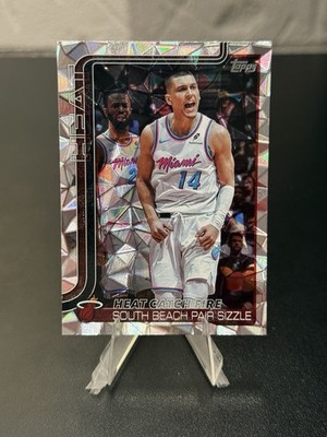 2025 Topps - Heat Catch Fire (South Beach Pair Sizzle) #284 Diamante