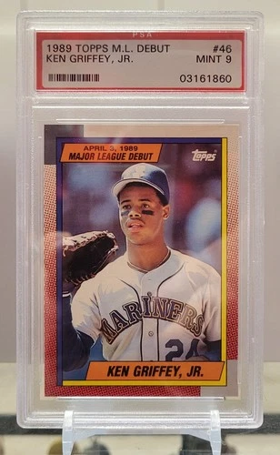 1989 Topps Major League Debut Ken Griffey Jr #46 Rookie RC PSA 9
