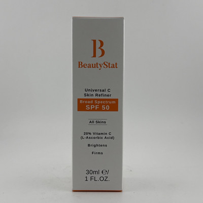 BeautyStat Universal Vitamin C Skin Refiner SPF 50 - 1 oz / 30mL NEW
