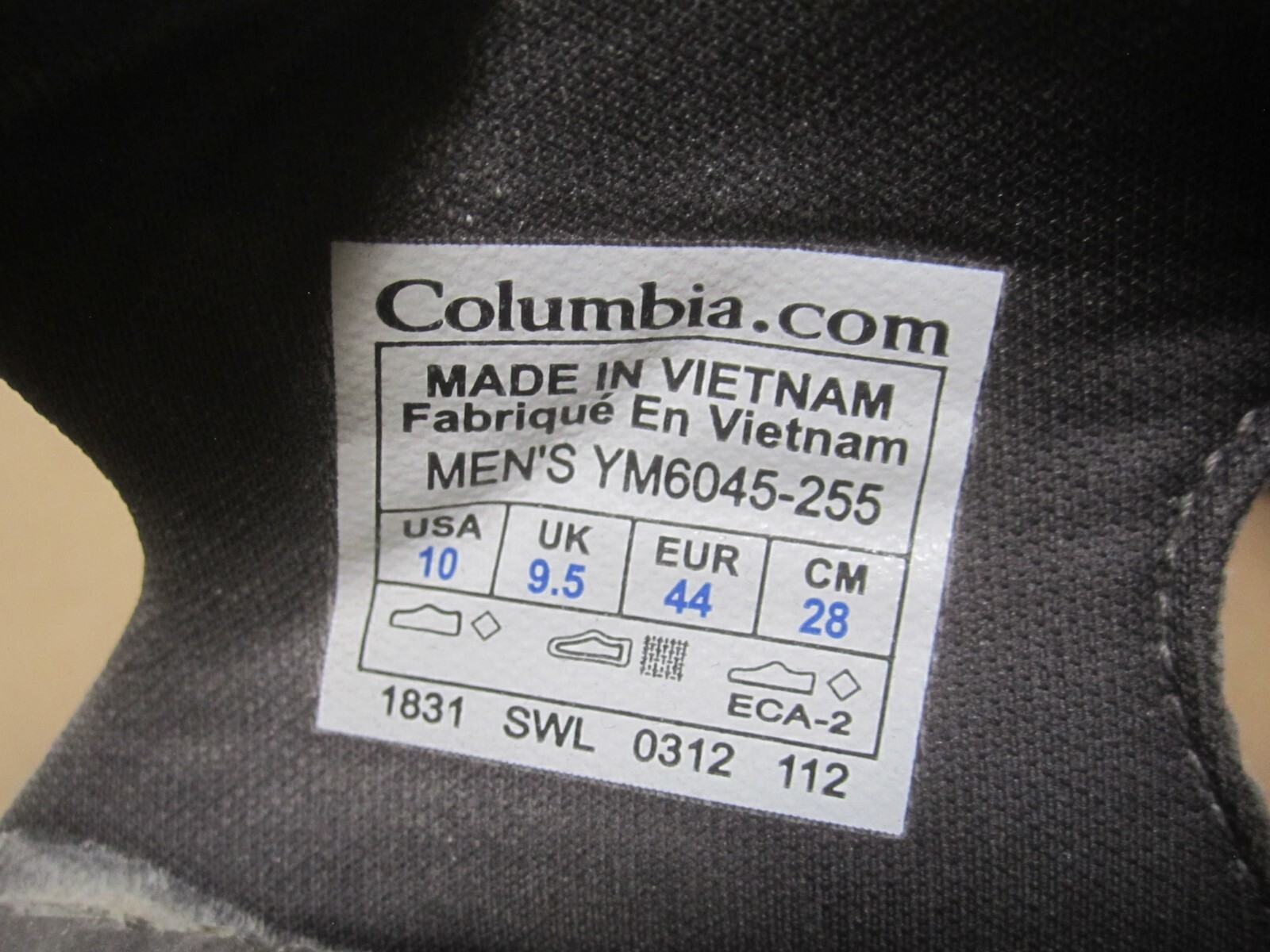 Columbia Sandals Mens 10 Shoes Gray Sport Sling Back Riptide Outdoors Hiking Fis thumbnail 7