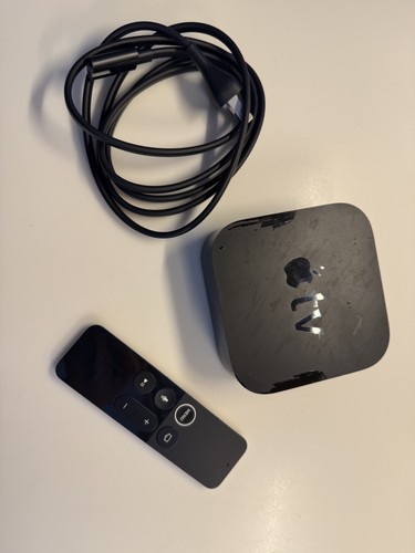 Apple TV 32 GB A1625 w/Remote/Cord Tested Working - Running Apple TVOS 18.4.1