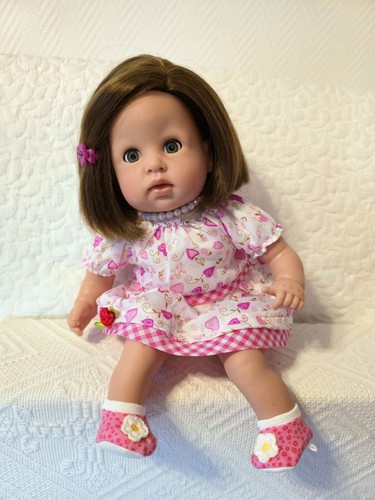 Götz Puppe Baby Girl 33 cm brünett Muffin Cosy Aquini 2013 + viel Zubehör ,Doll - Bild 13 von 24