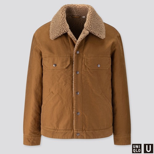 Uniqlo U Men XS Pile-Lined Trucker 