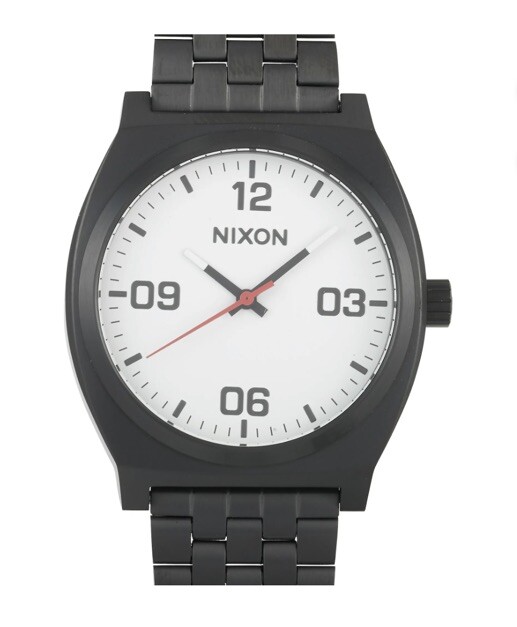 Nixon Time Teller Corp Black / White 37 mm Watch A1247 005 A1247 
