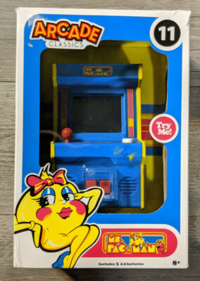 Basic Fun MS. PAC-MAN #11 Mini Arcade Classics Handheld