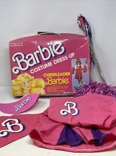 VTG 80s 90s Barbie childs Costume Dress Up Cheerleader OSFA Ben Cooper