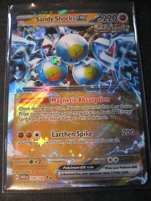 SANDY SHOCKS EX 2023 Pokemon Scarlet and Violet Paradox Rift #108