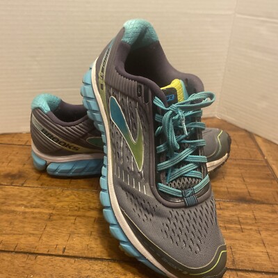 Brooks Womens Ghost 1202251B151 Gray Running Shoes Sneakers Size 10 B 