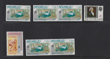 SEYCHELLES SCOTT # 269 MLH, # 448 # 451 MINT NO GUM  FREE USA SHIPPING