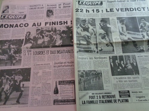 L'Equipe Journal - 16 Au 19 Mai 1982 - Finale Coupe France PSG / Saint-Etienne