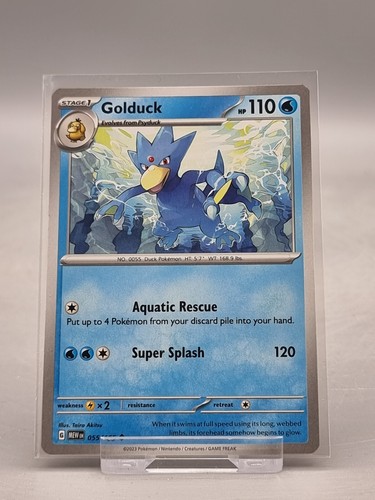 Golduck - 055/165 - Uncommon - Scarlet & Violet: 151 - Pokemon TCG