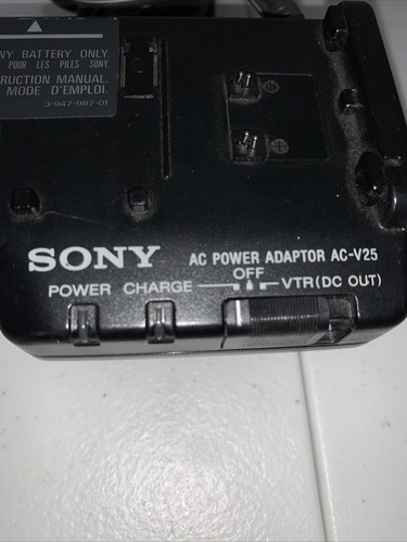 SONY AC-V25A AC Power Adapter/Battery Charger for Camcorder Handycam CCD-TR21 - Picture 4 of 5
