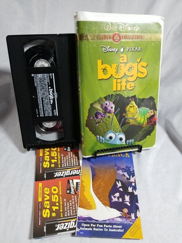 A Bugs Life (VHS, 2000, Gold Collection Edition) Includes Geri’s Game