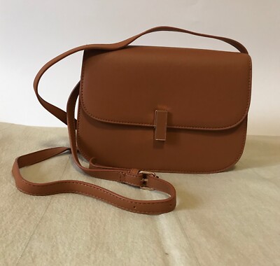 Elegant Leather Tint Adjustable Shoulder Bag