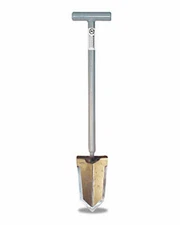 Lesche Sampson Pro-Series T-Handle Shovel 31” with Sharpened Edge for Cutting