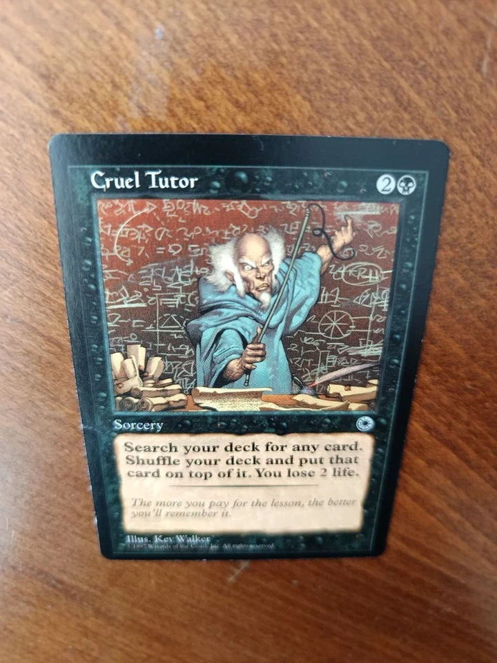 Cruel Tutor, Portal, MTG, MISCUT, Rare, Magic The Gathering (LP) - Image 3 of 4