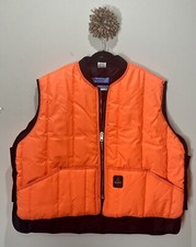 Refrigiwear Fridge Orange Vest  Men’s 5x (hunters!) Safety Wear For Cold Weather