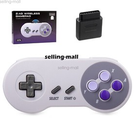 2.4G  Wireless SNES Controller Remote Control For Super NES Nintendo SNES 16 Bit