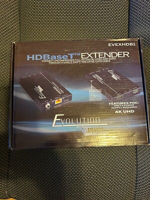Evolution by Vanco HD Base T 4K Transmitter Model: EVEXHDB1  =Receiver Only
