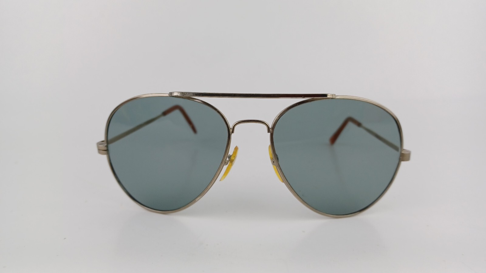 Lorillard Aviator Sunglasses - Double Bar Gold Metal Frame 56 17 133mm-image