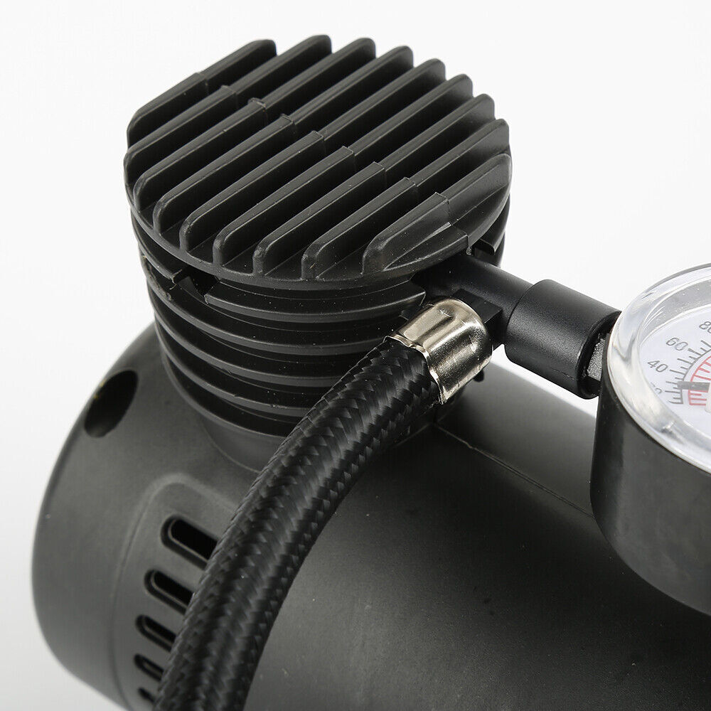 Portable Mini Air Compressor Electric Tire Inflator Pump 12 Volt Car 12V 300 PSI