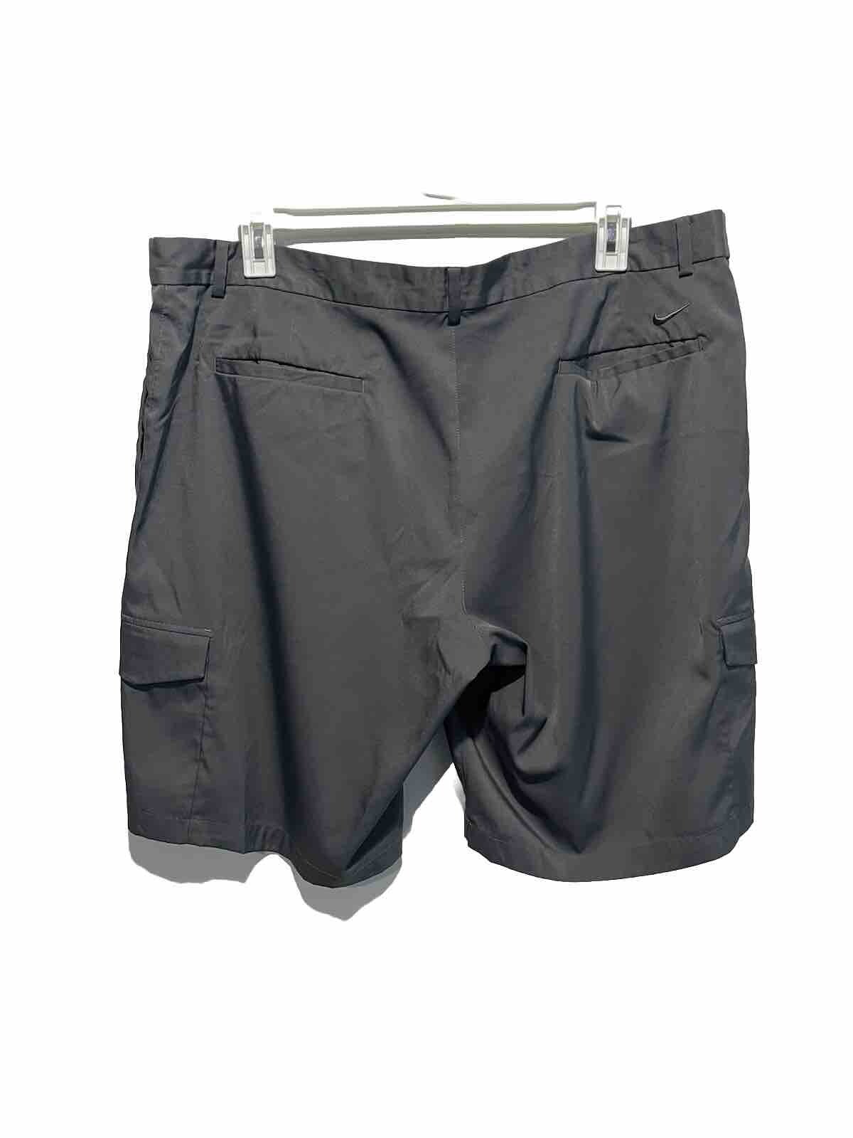 Nike Dri Fit performance golf shorts summer hybrid casual office gray men’s 42