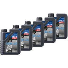 Motoröl LIQUI MOLY mineralisch 10W40 5x 1 Liter für ATU Derbi Honda Kymco Yamaha