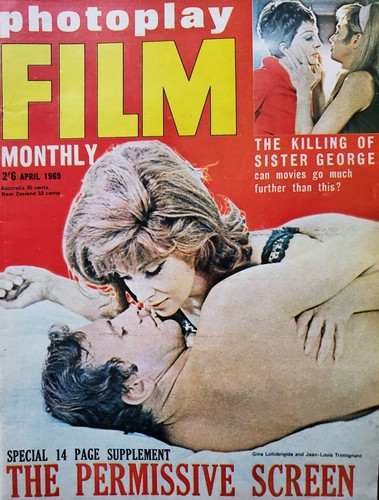 PHOTOPLAY APRIL 1969 VICTORIA VETRI, MADELINE SMITH AD, EWA AULIN, SENTA BERGER