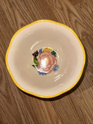 Pioneer Woman Bowl Soup Cereal - Celia- Yellow - 6.75" - Picture 2 of 5