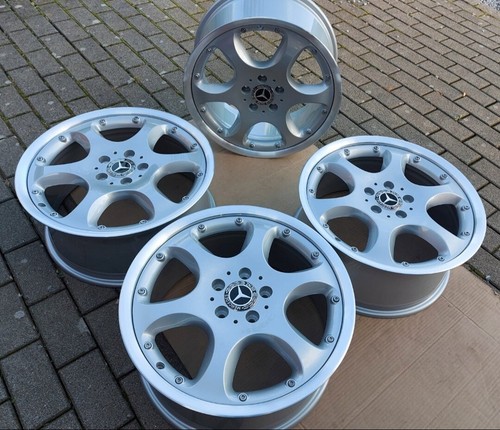 Llantas originales Mercedes clase S W 220 + SL R 129 Albireo 8,0 J x 18 pulgadas ET 44 - Imagen 7 de 22