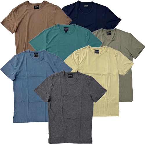 Cuts Clothing Men's Split Hem Crew Neck Signature Slim Fit PYCA Pro Tee T-Shirt