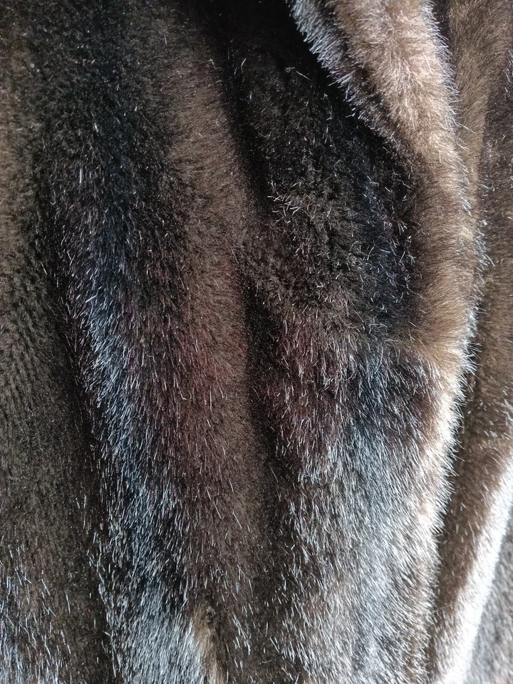 Vintage Astraka Faux Fur Sable Coat Fantastic Condition 12-16 - Image 4 of 4