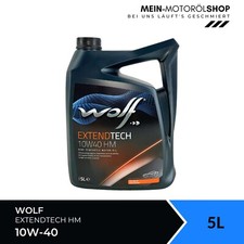 Wolf ExtendTech 10W-40 HM MB 226.5 MB 229.3 RN 0700 RN 0710 VW 502 00 5 litri