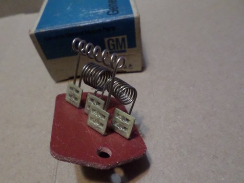 1969 1970 1972 Oldsmobile F85 Pontiac GTO nos a\c blower motor resistor 9798125 - Picture 2 of 2